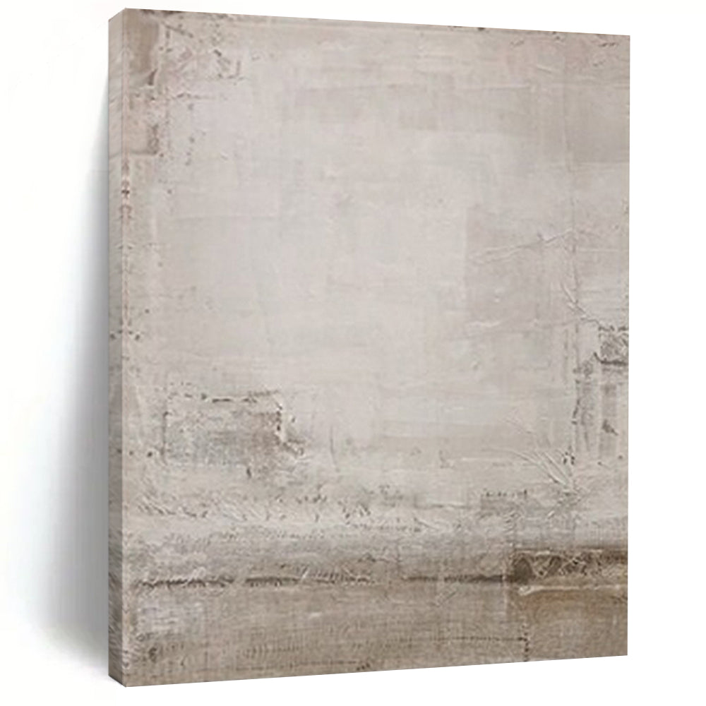 Light Grey Subtle Abstract Acrylic Art, Great for Nursery & Reading Corners LargeART0979