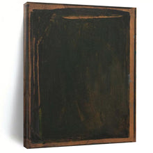 Load image into Gallery viewer, Large - Scale Hand - painted Dark Green Framed Abstract Acrylic Art for Dramatic Dining Rooms LargeART0150
