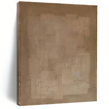 Load image into Gallery viewer, “Minimalist Beige Squares” – Subtle, beige geometric squares with faint lines. DTP334
