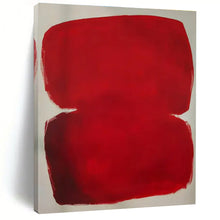 Load image into Gallery viewer, Bold Red Shapes Art for Modern Office &amp; Dramatic Entryway LargeART0879
