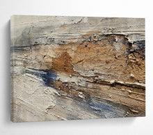 Load image into Gallery viewer, Earth - Toned Textured Abstract Art for Rustic Home Office &amp; Art Gallery Pop - Up DKH084
