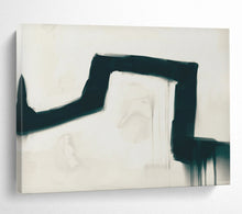Load image into Gallery viewer, Black and White Fluid Abstract Abstract acrylic painting DLZ115
