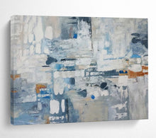 Load image into Gallery viewer, Cool - Toned Urban Abstraction Abstract acrylic painting DLZ018
