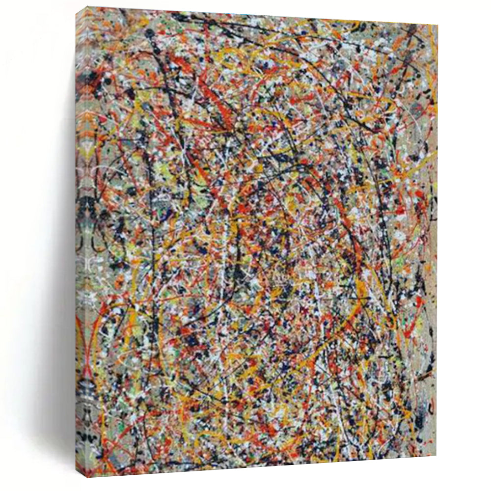 Colorful Drip - Style Abstract Art – Ideal for Modern Art Gallery & Creative Studio Loft LargeART0704