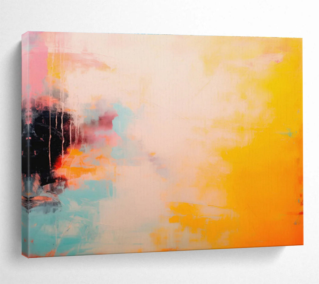 Colorful Abstract Painting with Soft Hues DKH471