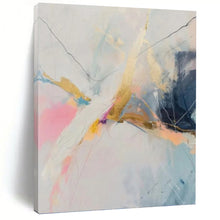 Load image into Gallery viewer, “Colorful Abstract with Gold Accents” Abstract Painting on Canvas, Modern Decor Highlight DKH995
