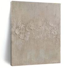 Load image into Gallery viewer, Minimalist Textured Beige Acrylic Art - Suited for Scandinavian - inspired Hallway &amp; Minimalist Gallery LargeART0579
