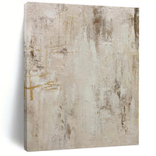 Load image into Gallery viewer, Oversized Hand - painted Neutral Tones Abstract Acrylic Art for Minimalist Hallways LargeART0135
