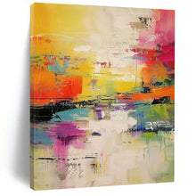 Load image into Gallery viewer, Bright Abstract Expression Art - Great for Creative Classroom &amp; Cheerful Retail Store LargeART0692
