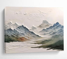 Load image into Gallery viewer, Textured Colorful Mountain Abstract Painting DKH462

