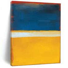 Load image into Gallery viewer, Blue, Yellow &amp; Red Color - Blocked Abstract, Suited for Bold Entryway &amp; Modern Kitchen LargeART1945
