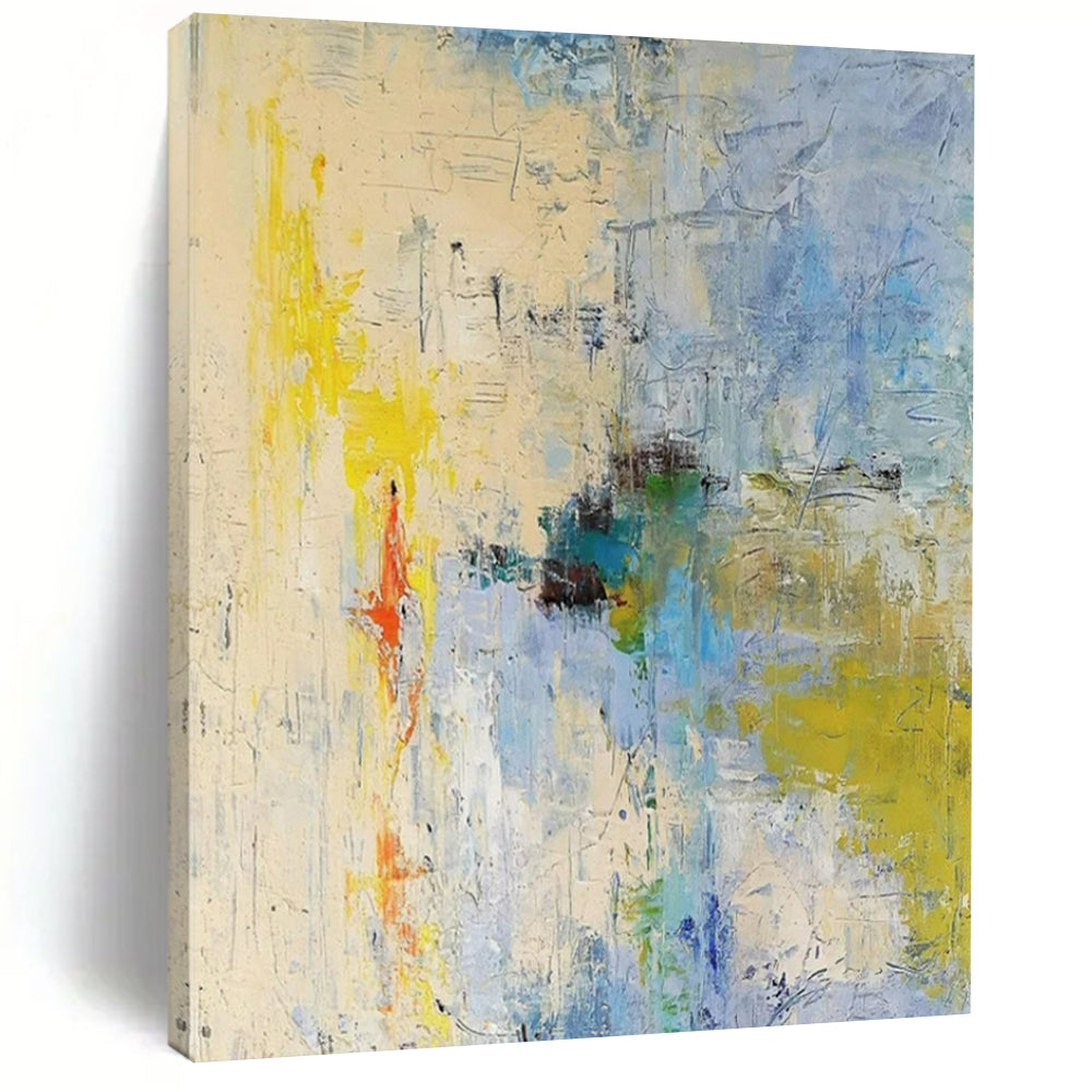 Bright - Hued Abstract Creation, Great for Creative Office & Cheerful Kitchen LargeART2275