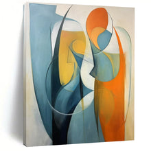 Load image into Gallery viewer, Abstract Expressionist Figure Art, Color - Blended Modern Painting for Creative Studio &amp; Contemporary Living Room LargeART2233
