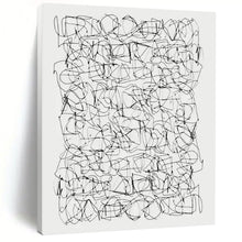 Load image into Gallery viewer, Intricate Line Abstract Art, Great for Minimalist Study &amp; Art Gallery LargeART2315
