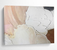 Load image into Gallery viewer, Textured Pastel Abstract Painting for Feminine Boudoir &amp; Soft - Toned Café DKH184
