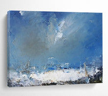 Load image into Gallery viewer, Dynamic Blue Sea and Sky Abstract acrylic painting DLZ031
