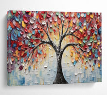 Load image into Gallery viewer, Colorful Life Tree Large - scale acrylic painting DLZ169
