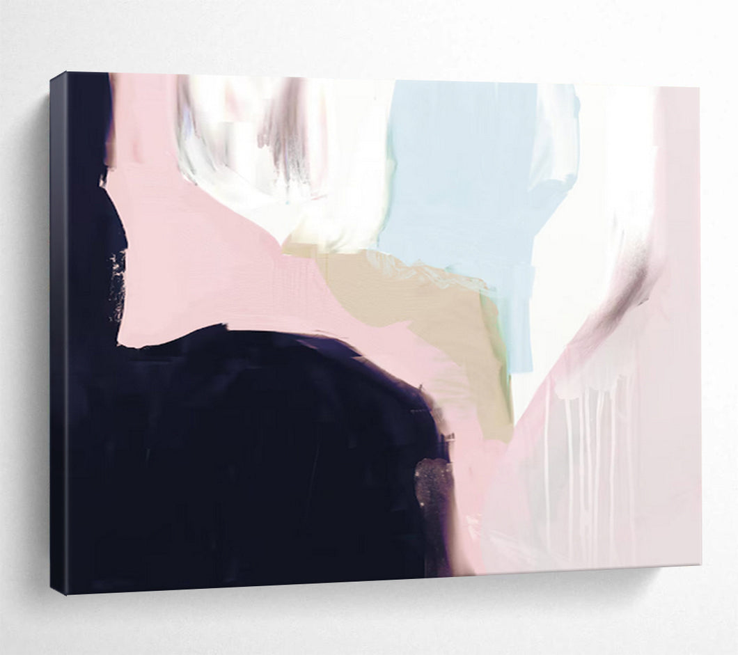 Soft Pastel Abstract Shapes Abstract acrylic painting DLZ132