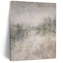 Load image into Gallery viewer, Gray Textured Landscape Abstract Art for Industrial - style Hotel Room &amp; Art - focused Loft LargeART0959
