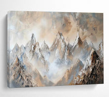 Load image into Gallery viewer, Textured Misty Mountain Abstract Painting DKH466
