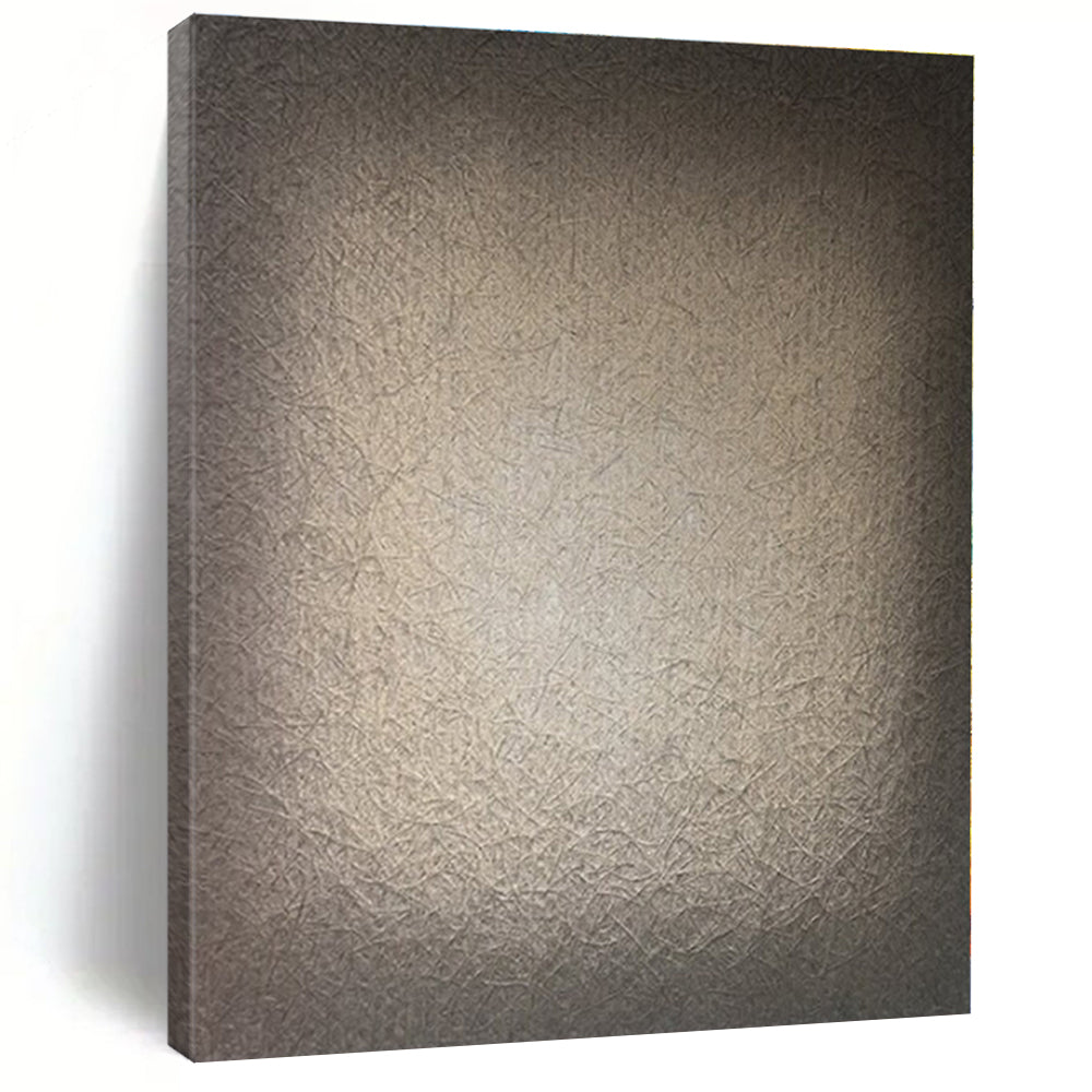 Light Brown Textured Abstract Painting, Suited for Rustic Dining Room & Cozy Study LargeART1366
