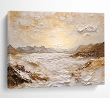 Load image into Gallery viewer, Textured Mountain - Sea Abstract Painting (Revisited) DKH460
