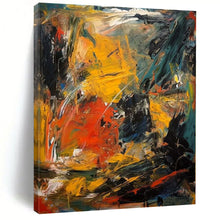 Load image into Gallery viewer, Grand Hand - painted Dynamic Color Abstract Chaos Acrylic Art for Art - Loving Game Rooms LargeART0240
