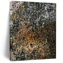 Load image into Gallery viewer, Large - Scale Dark Colorful Abstract Art for Game Room &amp; Urban Bar LargeART0462
