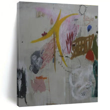 Load image into Gallery viewer, Whimsical Abstract Collage Painting - Ideal for Art - Filled Nursery &amp; Quirky Lounge LargeART1408
