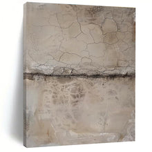Load image into Gallery viewer, Cracked Earth Texture Art - Ideal for Eco - conscious Office &amp; Rustic Art Gallery LargeART0703
