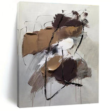 Load image into Gallery viewer, Custom Large Neutral Textured Abstract - Perfect for Minimalist Office &amp; Calm Waiting Area LargeART0775
