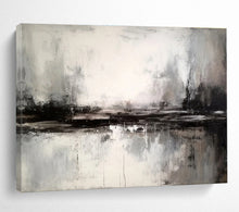 Load image into Gallery viewer, Black - White Abstract Landscape for Minimalist Bedroom &amp; Monochrome Gallery DKH153
