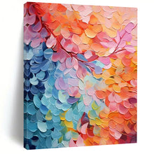 Load image into Gallery viewer, Impressionistic Abstract Leaf Art, Vibrant Color - Blended Painting for Tropical - Themed Dining Room &amp; Cheerful Sunroom LargeART2219
