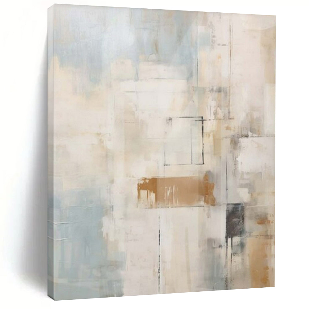 Pastel - Shaped Abstract Acrylic Art, Nice for Whimsical Nursery & Light - Filled Conservatory LargeART1058