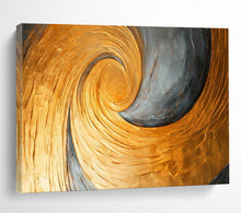 Load image into Gallery viewer, Golden Spiral Motion Large - scale acrylic painting DLZ176
