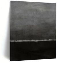Load image into Gallery viewer, “Grey Gradient Minimalism” - Grey Abstract Art on Canvas DKH1202

