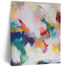 Load image into Gallery viewer, Hand - painted Large - scale Colorful Abstract Fusion Acrylic Art for Artistic Living Rooms LargeART0094
