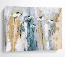 Load image into Gallery viewer, Abstract Floral Impressions Acrylic painting DLZ155
