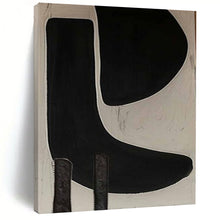 Load image into Gallery viewer, Black and White Shapes Acrylic Art, Nice for Monochrome Study &amp; Modern Lounge LargeART1073
