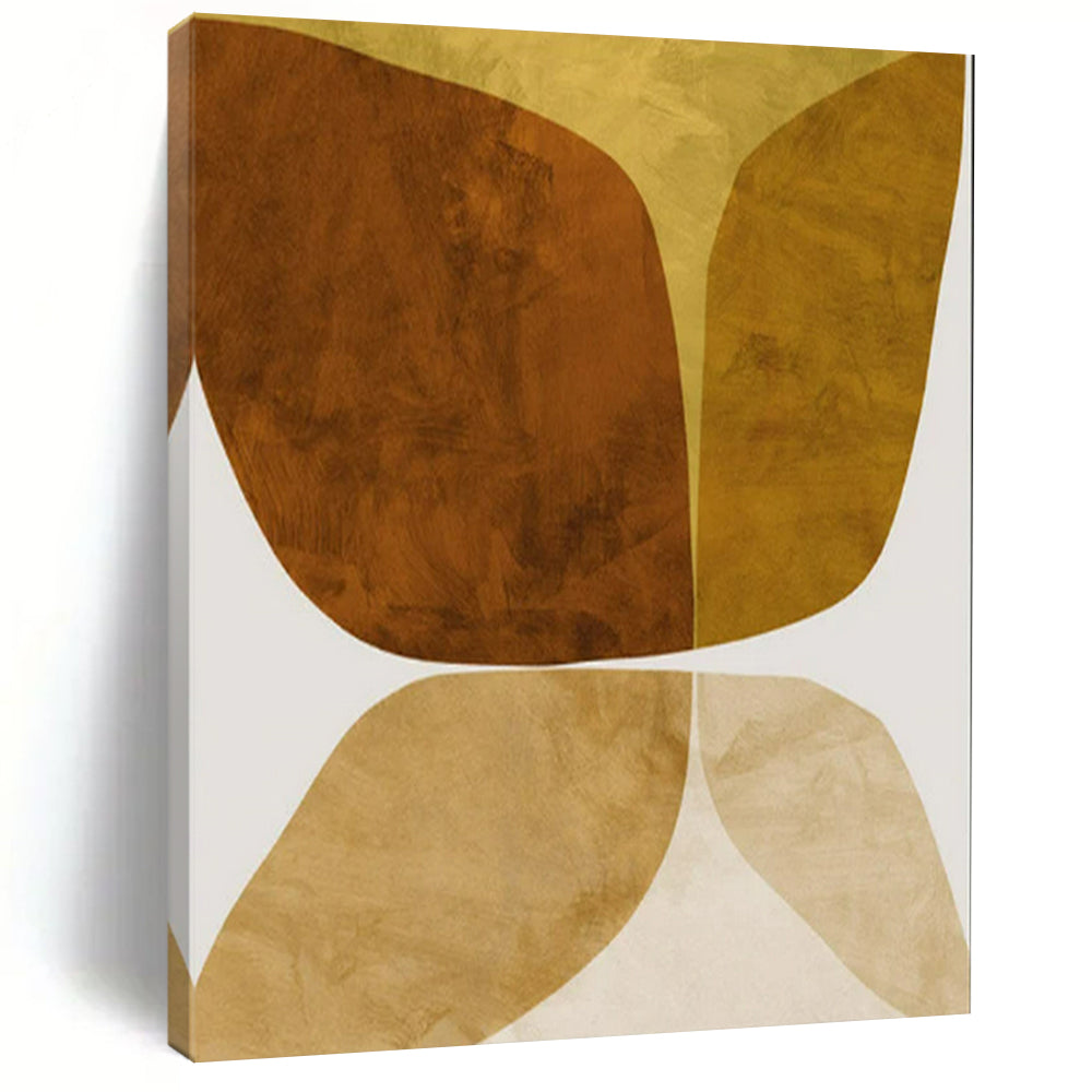 Earthy Tone Abstract Art, Great for Rustic Bedroom & Nature - Inspired Study LargeART2310