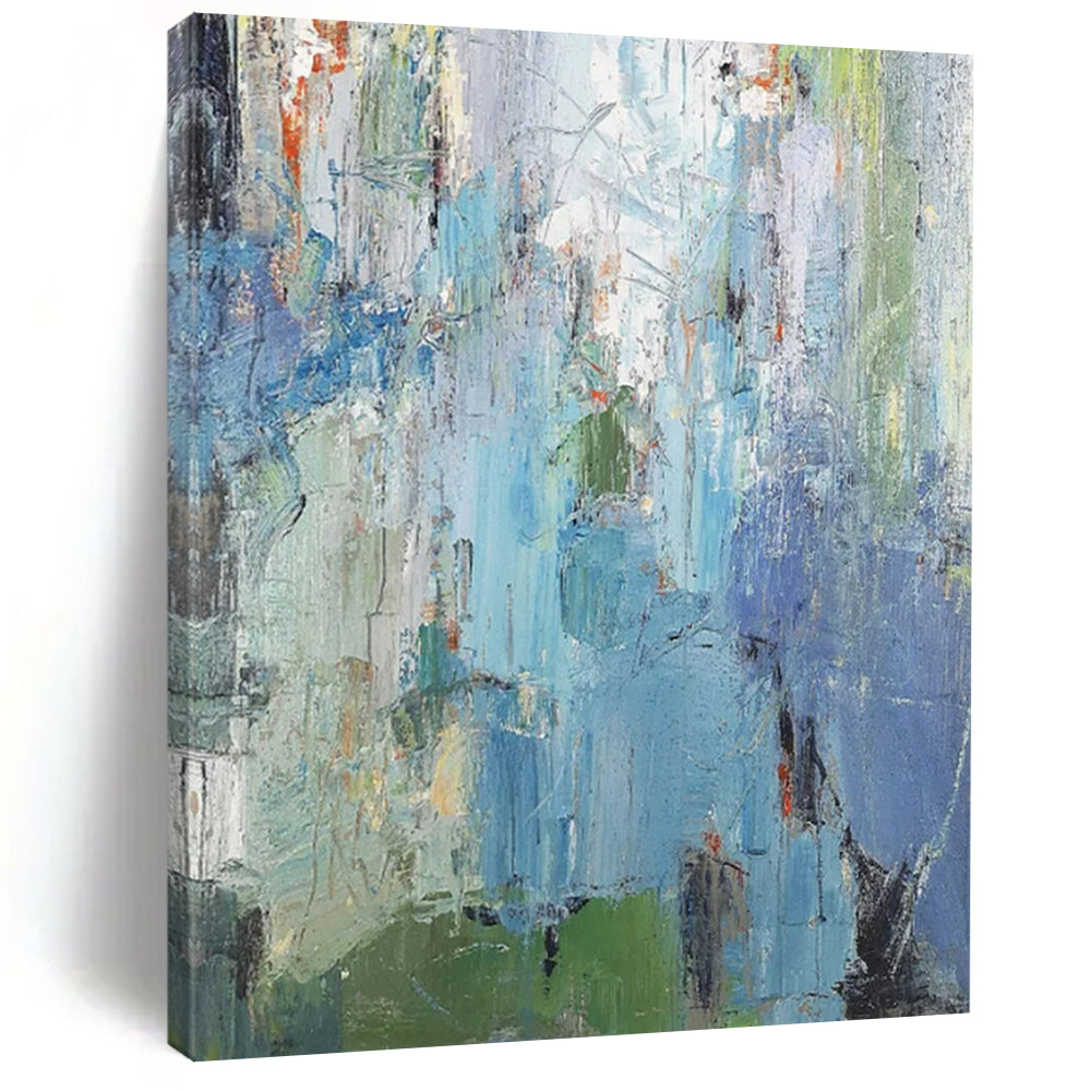 Color - Layered Abstract Painting, Ideal for Art Studio & Modern Living Room LargeART2273