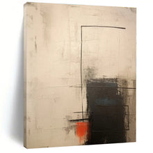 Load image into Gallery viewer, Oversized Abstract Geometric in Neutrals Art for Minimalist Home Office &amp; Stylish Hallway LargeART0527
