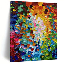Load image into Gallery viewer, “Colorful Dot - Patterned Abstract” - Pop - Art - Inspired Art on Canvas DKH1592
