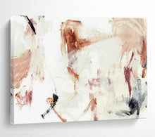 Load image into Gallery viewer, Subtle Brown - White Abstract Acrylic painting DLZ145
