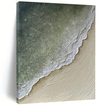 Load image into Gallery viewer, Coastal Shoreline Textured Art, Ideal for Beach House Living Room &amp; Seaside Café LargeART1084
