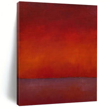 Load image into Gallery viewer, “Red and Purple Color - Field” - Evocative Color - Field Art on Canvas DKH1615
