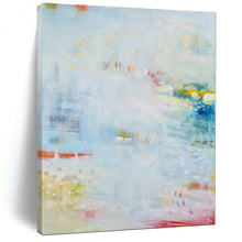 Load image into Gallery viewer, Soft Blue Abstract Painting, Ideal for Coastal Bedroom &amp; Modern Office Relaxation Area LargeART1866
