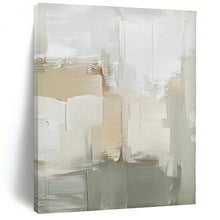 Load image into Gallery viewer, Large - Scale Neutral Tones Abstract Art for Bedroom &amp; Wellness Retreat LargeART0438
