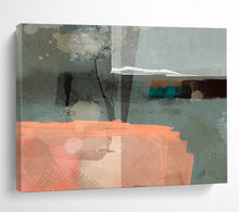 Load image into Gallery viewer, Subtle Color Block Abstract Art for Neutral - Toned Home Office &amp; Art Gallery Pop - Up DKH075
