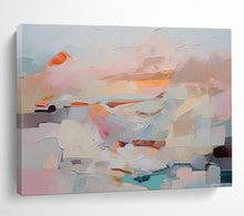 Load image into Gallery viewer, Pastel Abstract Landscape Painting On Canvas DKH410
